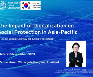 The Impact of Digitalization on Social Protection in Asia-Pacific " People Digital Literacy for Social Protection"