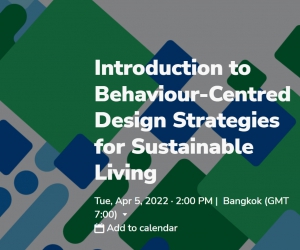 Introduction to Behaviour Centred Design Strategies for Sustainable Living